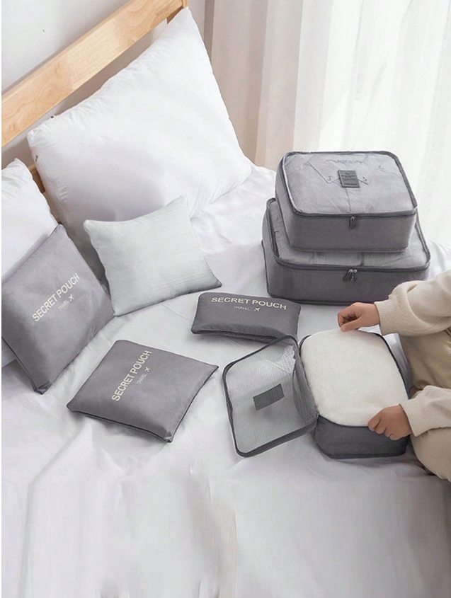 Set Kit Organizador Para Viaje 6 Piezas