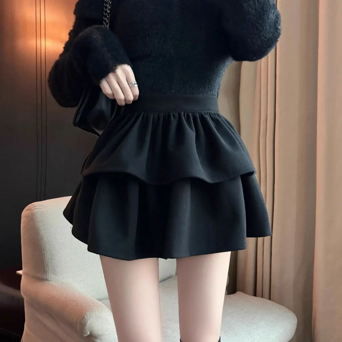 Mini Falda Preppy Y2K para Mujer – SUYISODA