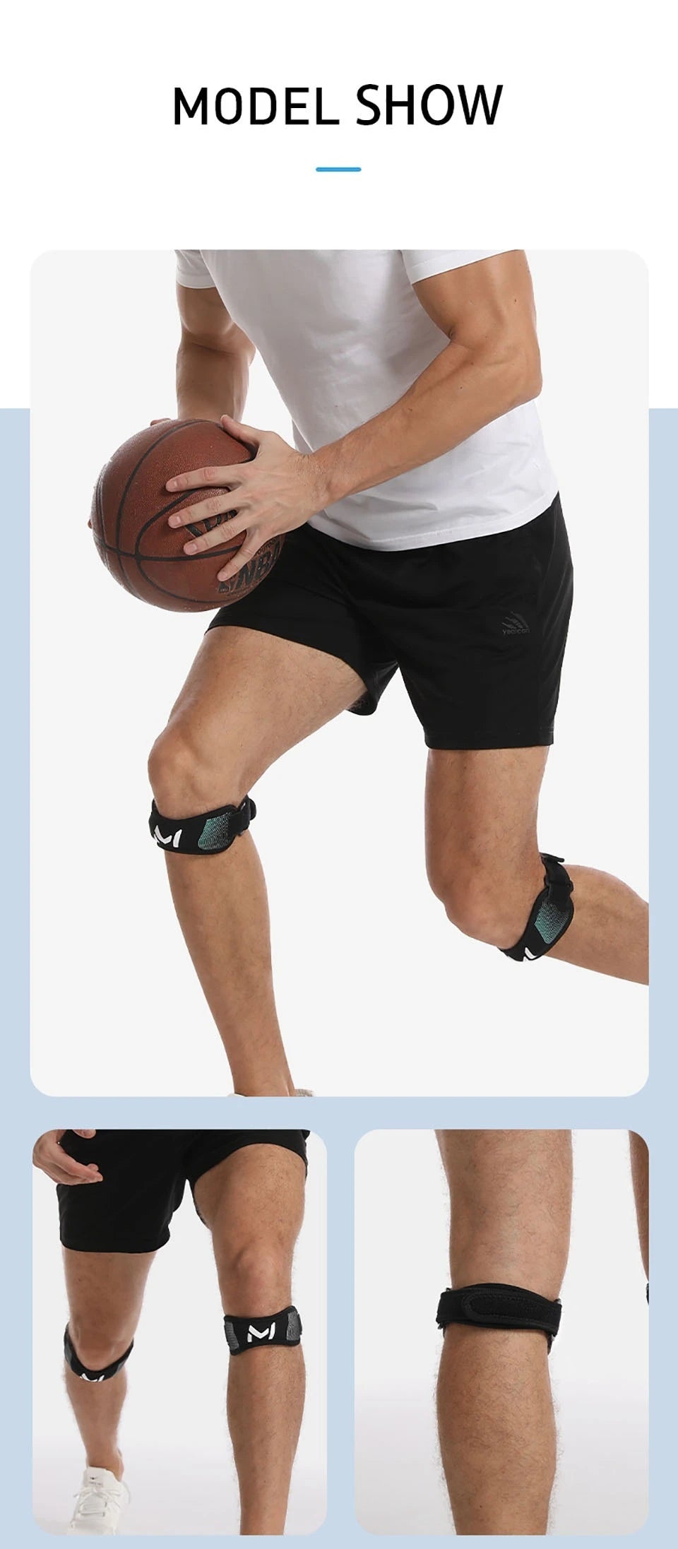 Banda de Compresión Rotuliana Ajustable – Soporte Perfecto para Rodilla