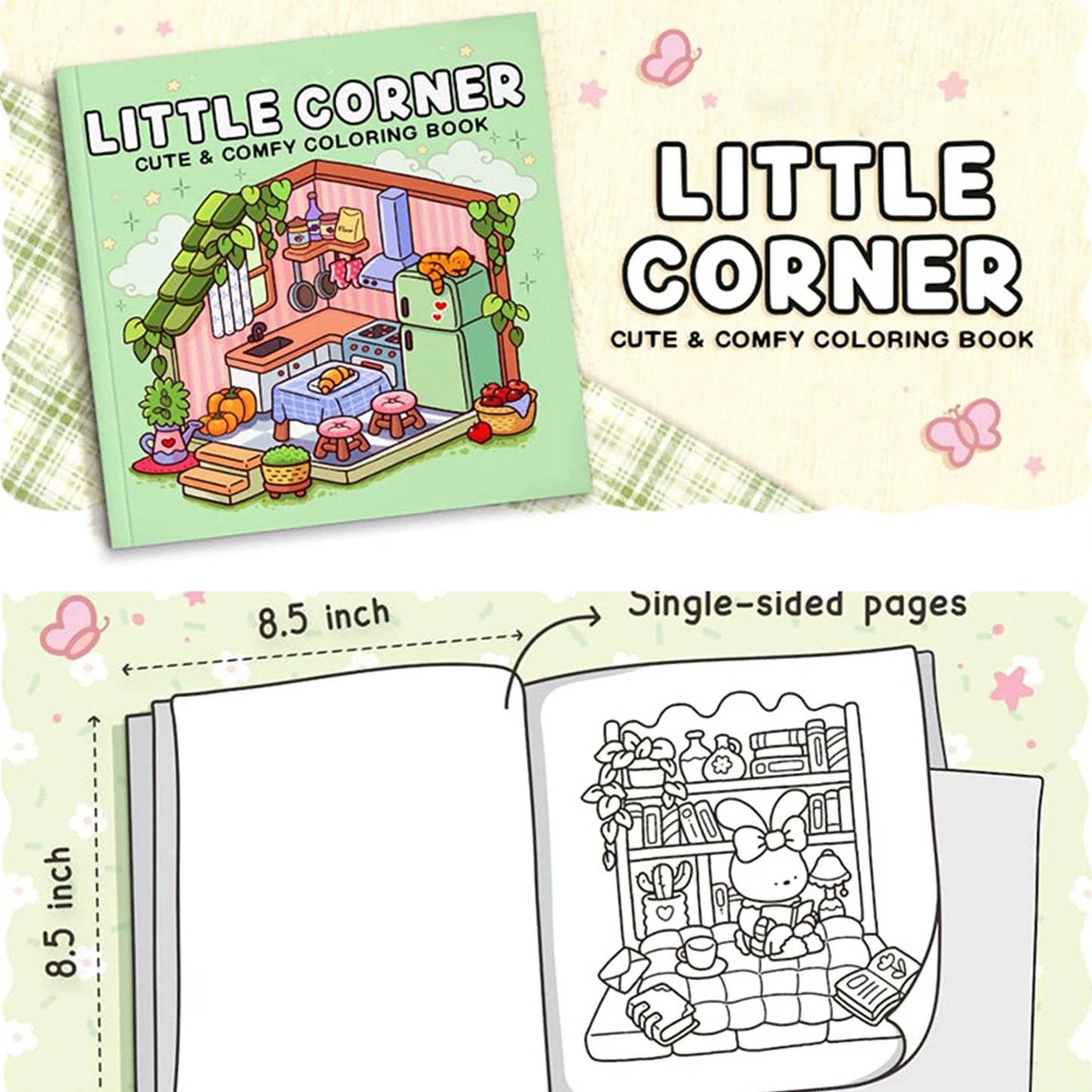 Libro de Colorear Graffiti para Adultos y Adolescentes (1 o 2 Piezas)