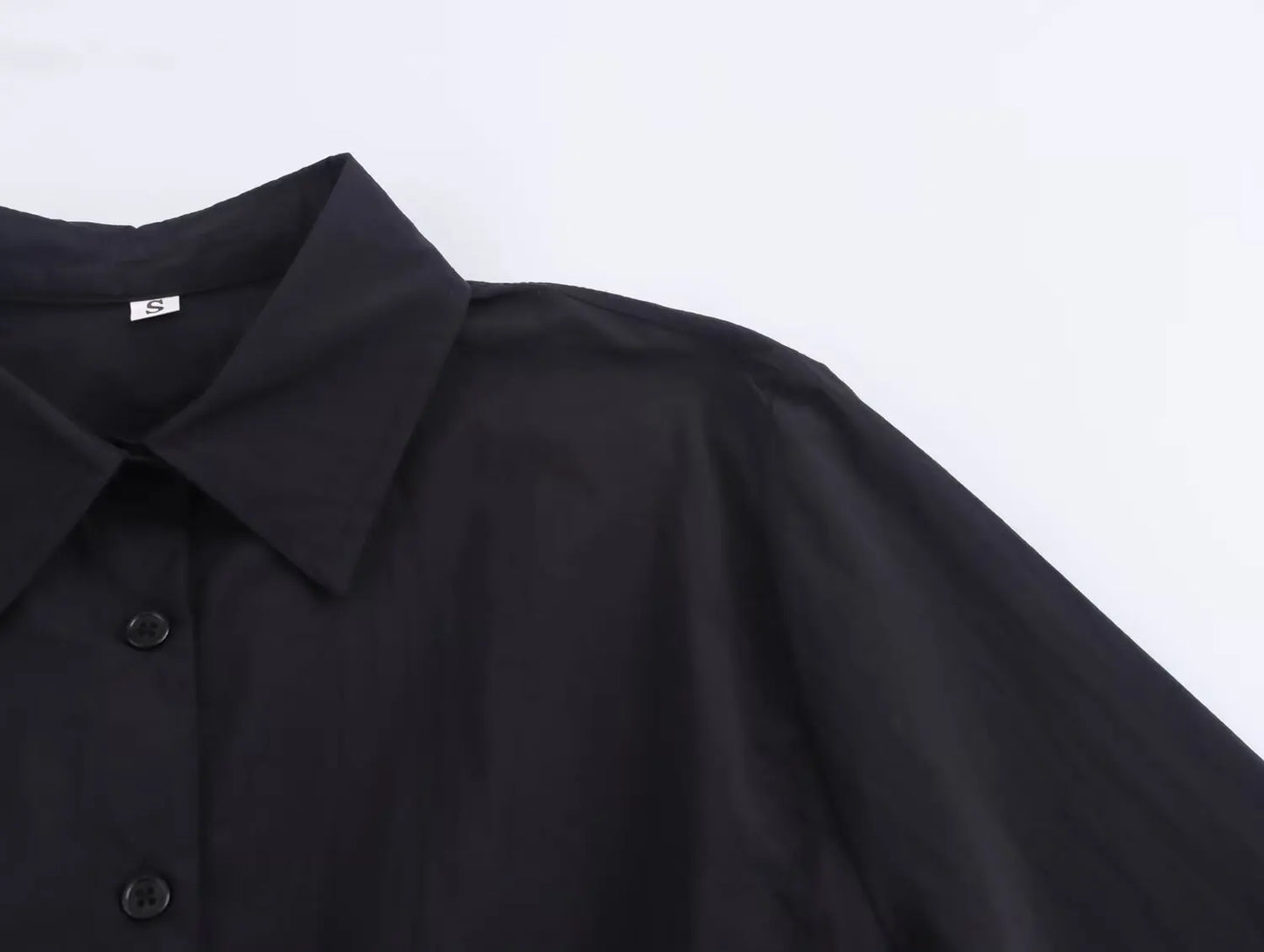 Vestido camisero con bolsillos para mujer