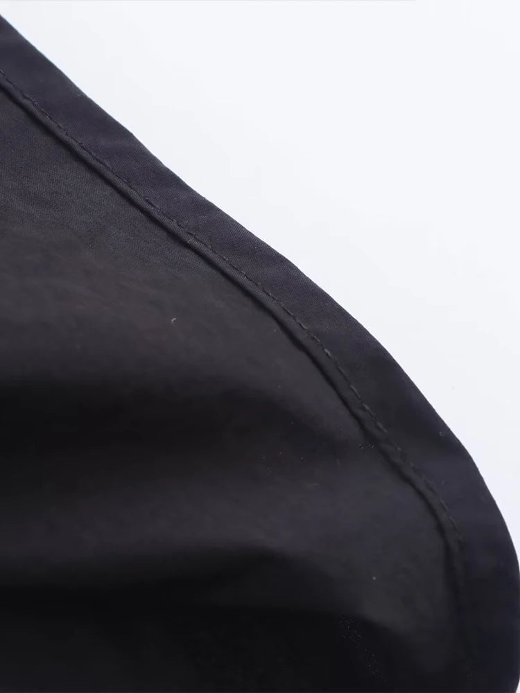 Vestido camisero con bolsillos para mujer