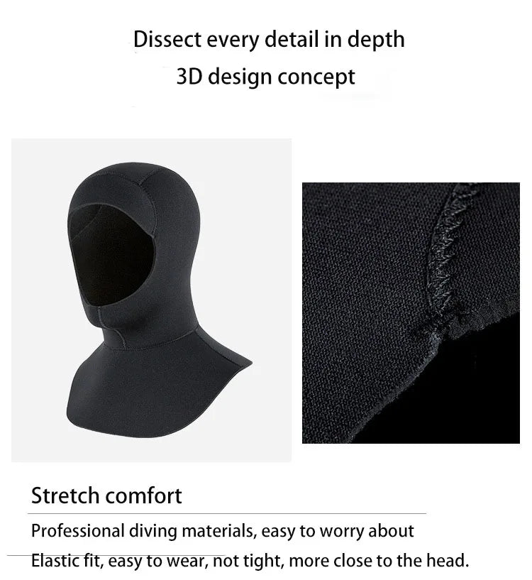 Gorro de Buceo Neopreno 3/5mm