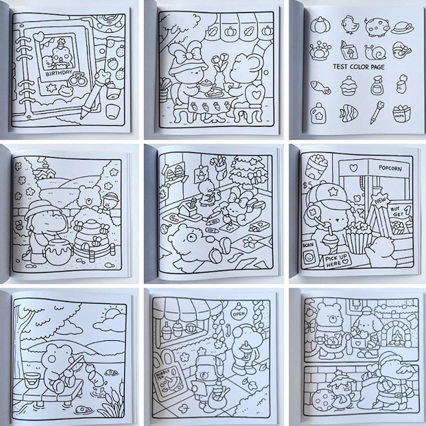 Libro de Colorear Graffiti para Adultos y Adolescentes (1 o 2 Piezas)