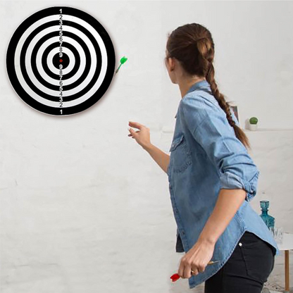 Tiro Al Blanco Diana 6 Dardos Doble Cara