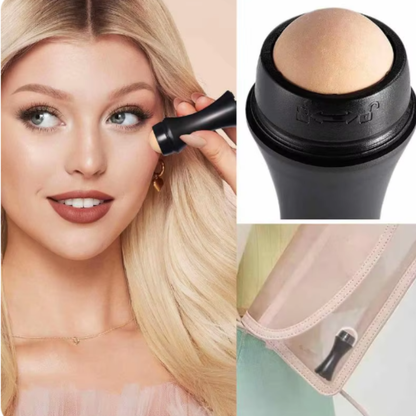 Rodillo Absorbente De Grasa Facial piedr