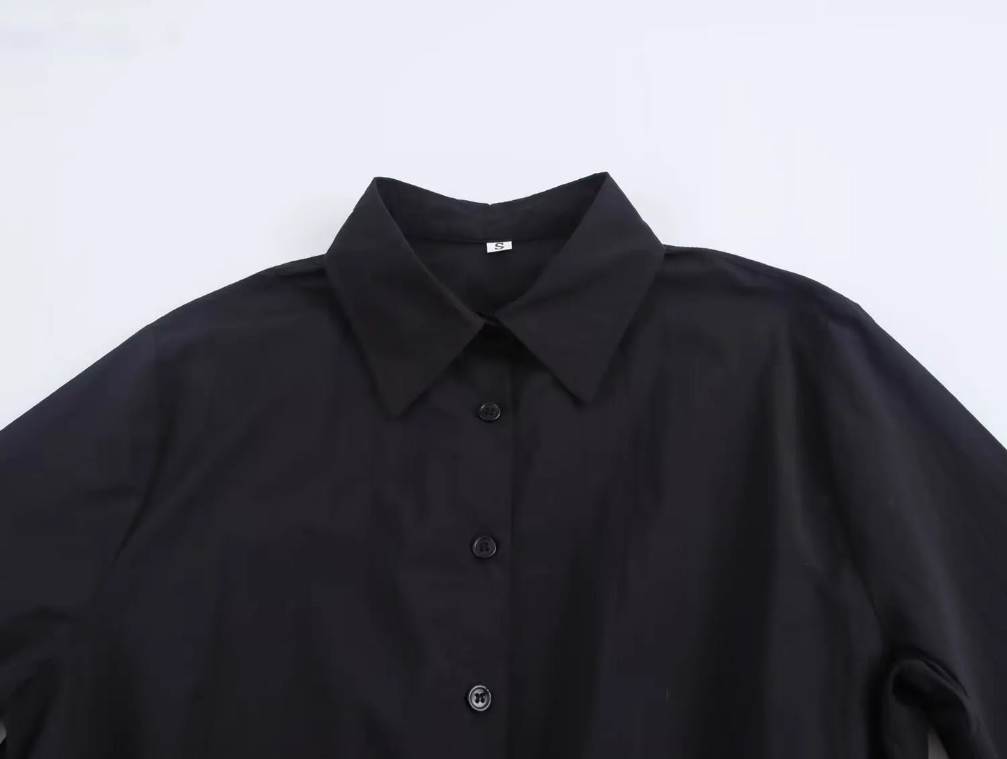 Vestido camisero con bolsillos para mujer