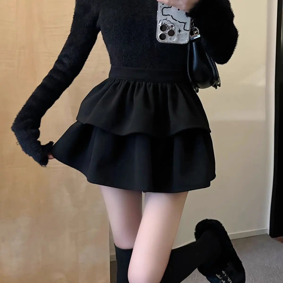 Mini Falda Preppy Y2K para Mujer – SUYISODA