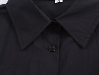 Vestido camisero con bolsillos para mujer