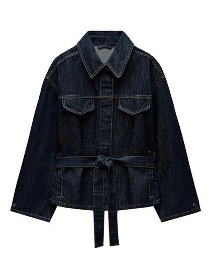 Conjunto de Mezclilla para Mujer – 2 Piezas con Chaqueta y Pantalón