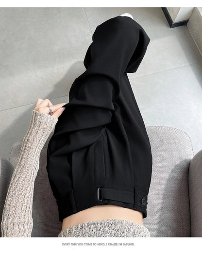 Pantalones de Mujer de Talle Alto con Botones – Estilo Pierna Ancha