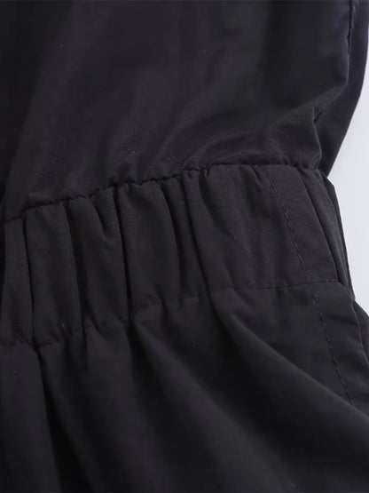 Vestido camisero con bolsillos para mujer
