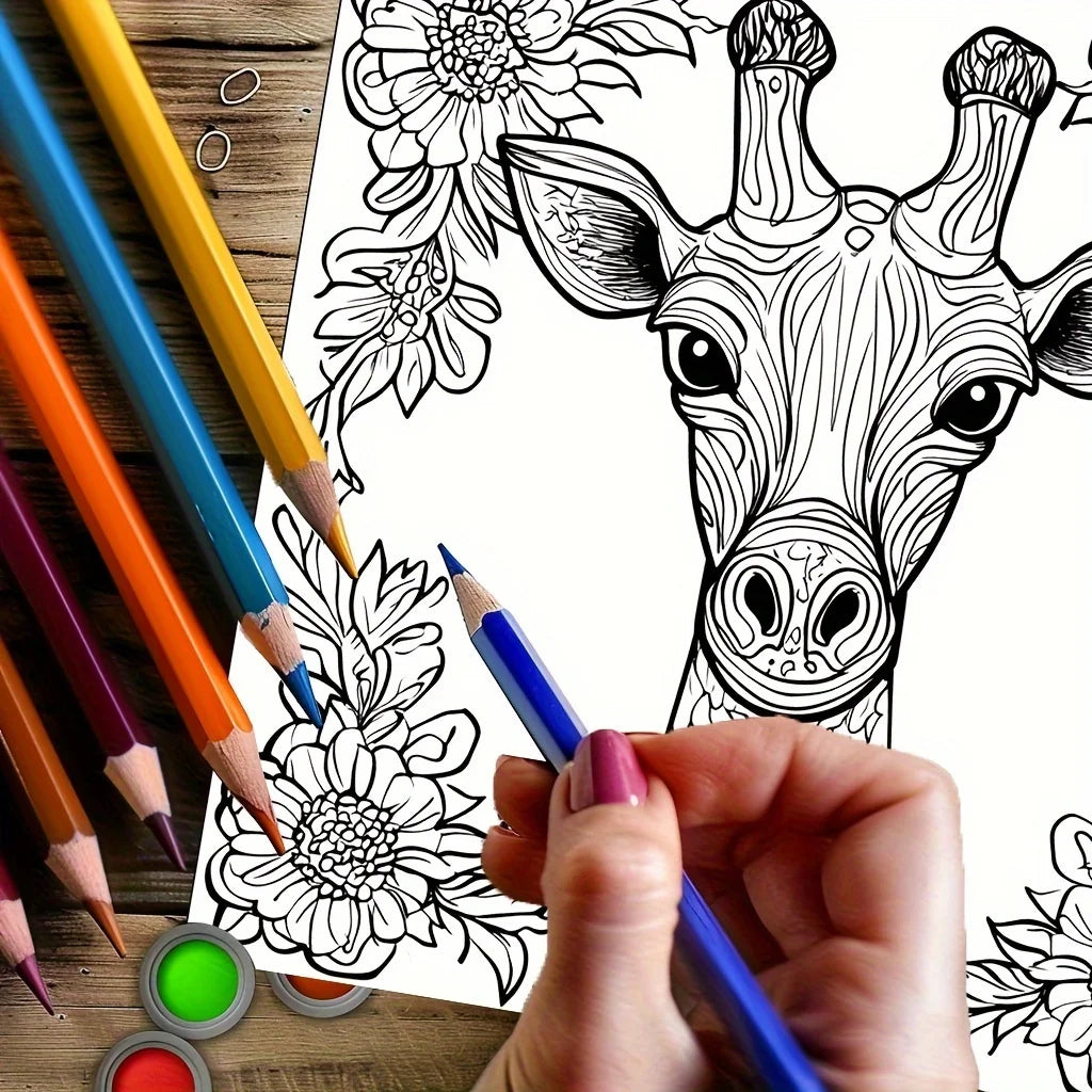 Libro de Colorear Mandalas de Animales