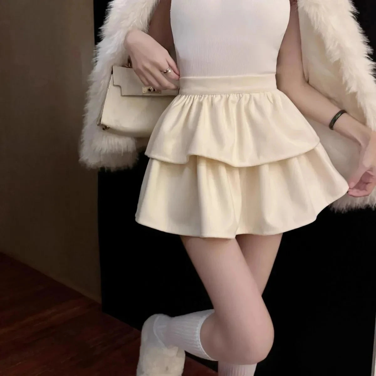 Mini Falda Preppy Y2K para Mujer – SUYISODA