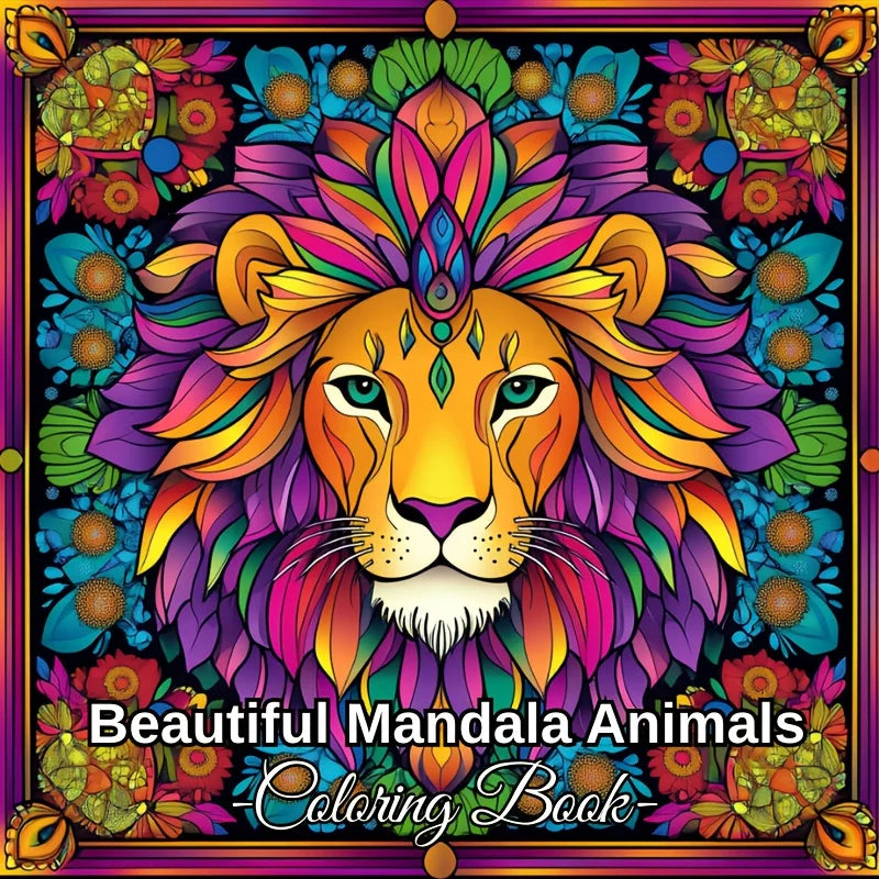 Libro de Colorear Mandalas de Animales