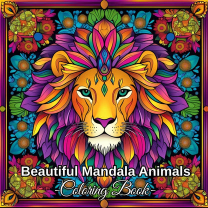 Libro de Colorear Mandalas de Animales