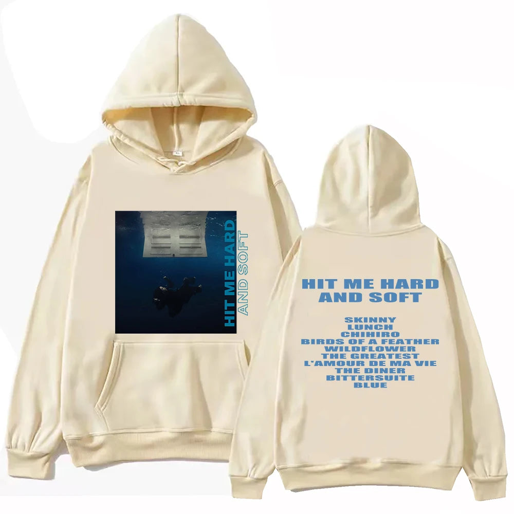 Sudadera con Capucha "Hit Me Hard And Soft"