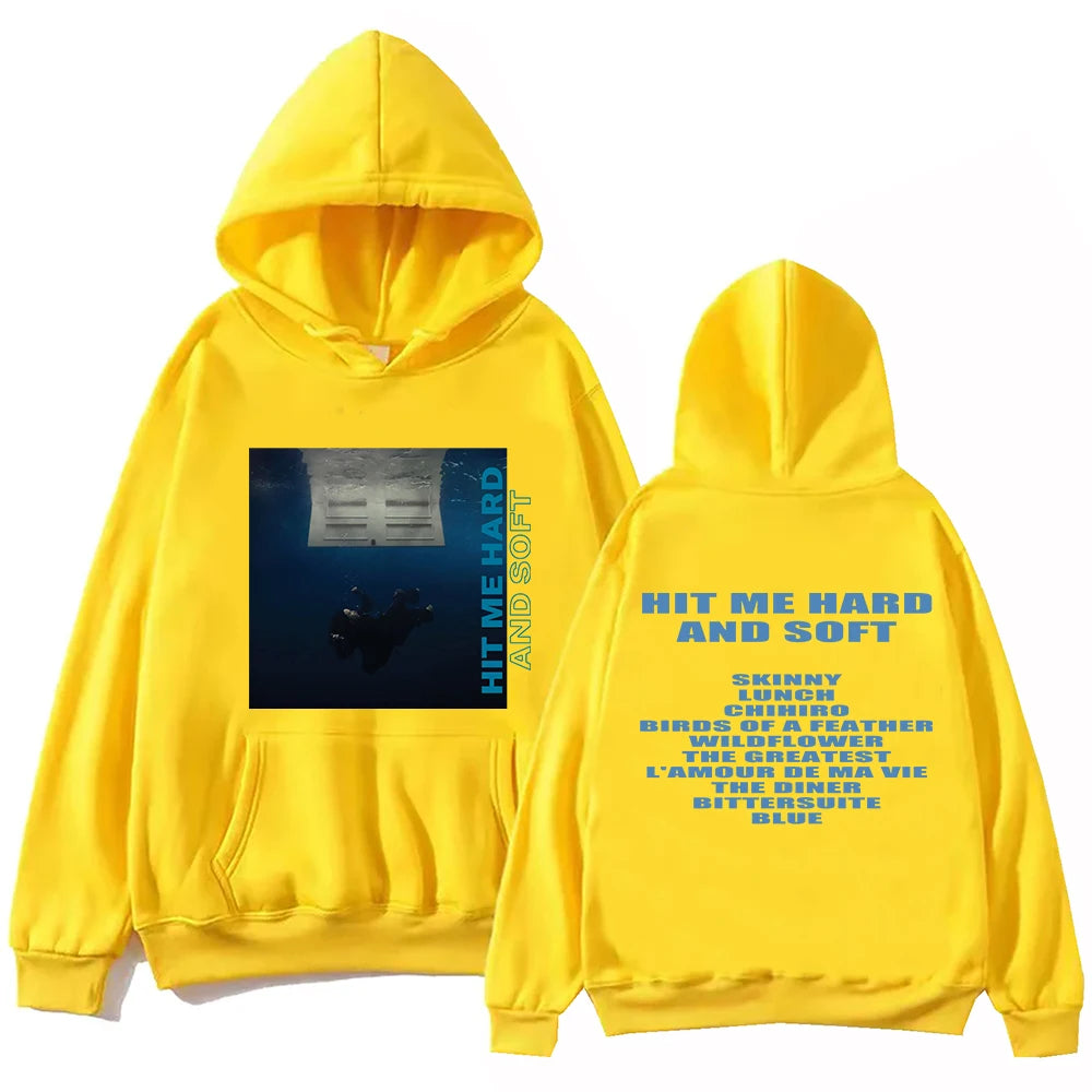 Sudadera con Capucha "Hit Me Hard And Soft"