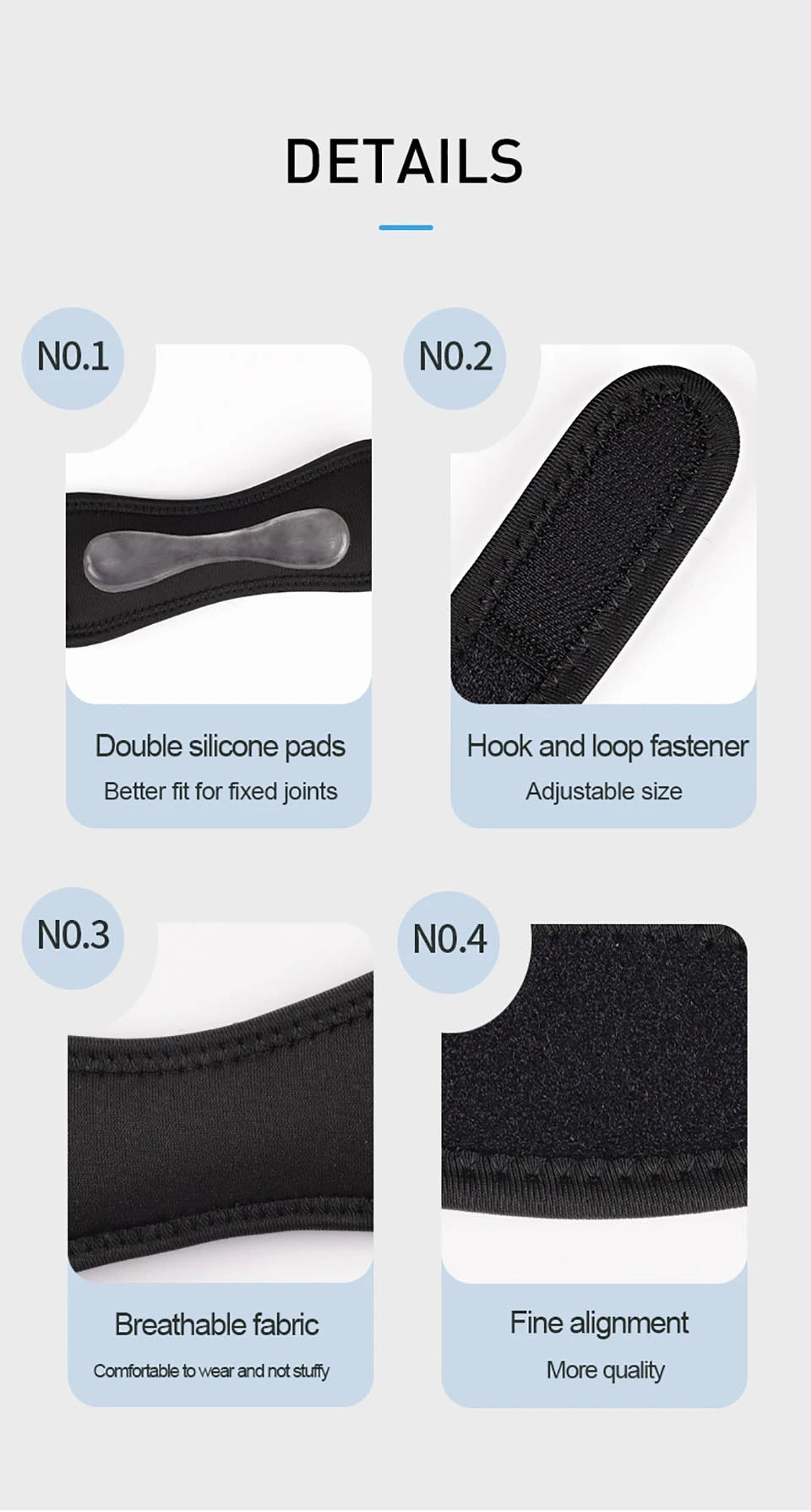 Banda de Compresión Rotuliana Ajustable – Soporte Perfecto para Rodilla