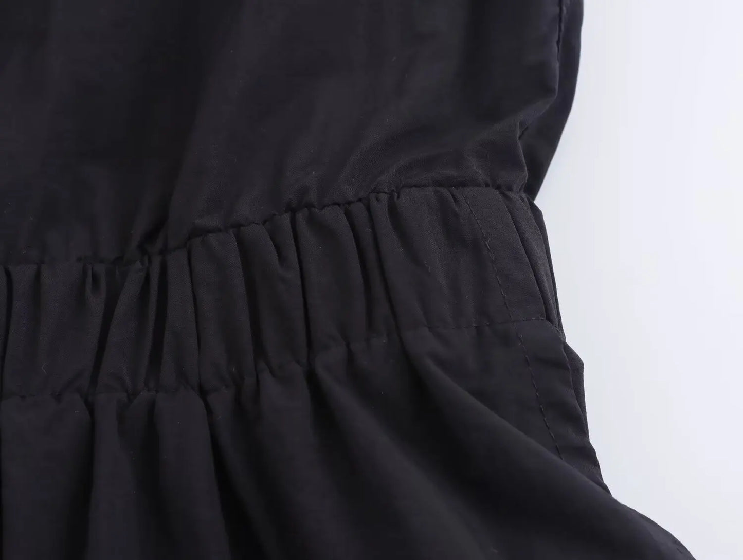 Vestido camisero con bolsillos para mujer
