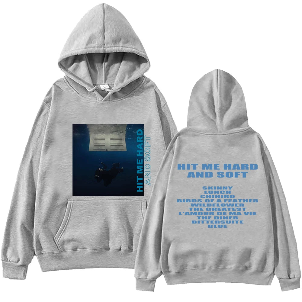 Sudadera con Capucha "Hit Me Hard And Soft"