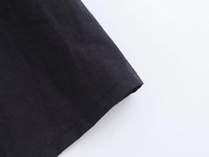 Vestido camisero con bolsillos para mujer