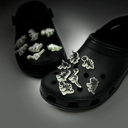 Accesorios Fluorescentes para Zapatos – Dinosaurios divertidos y con estilo