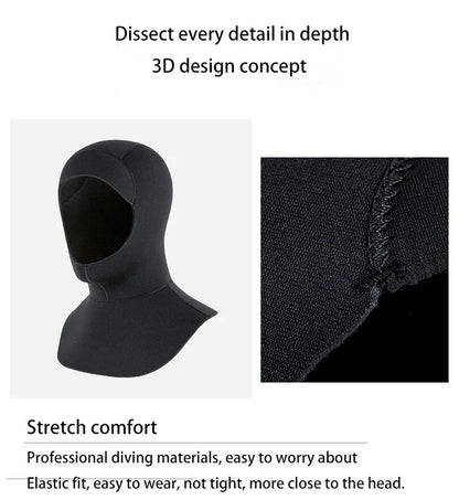 Gorro de Buceo Neopreno 3/5mm
