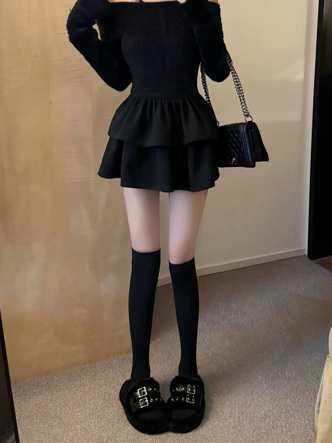 Mini Falda Preppy Y2K para Mujer – SUYISODA