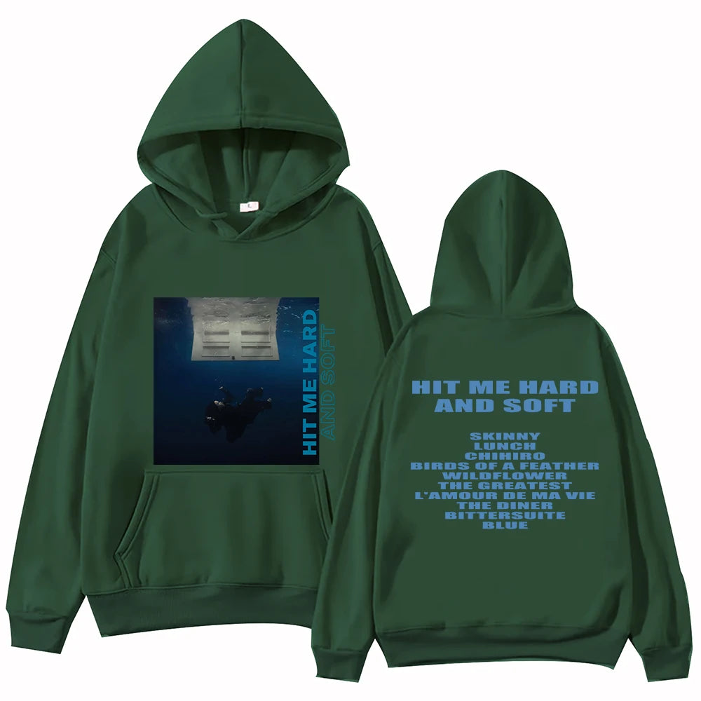 Sudadera con Capucha "Hit Me Hard And Soft"