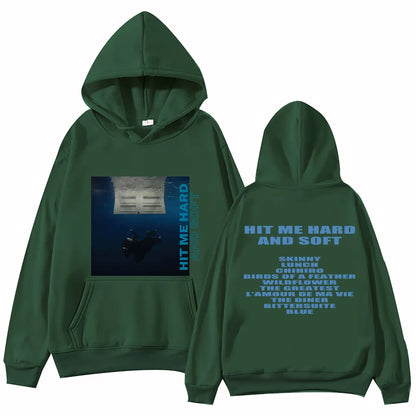 Sudadera con Capucha "Hit Me Hard And Soft"