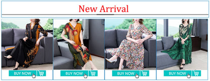 Vestido Maxi de Seda Floral – Verano 2024