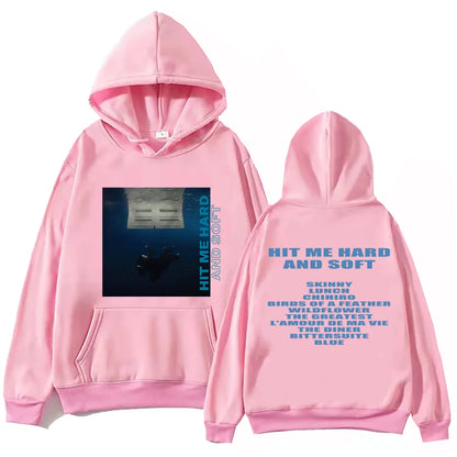 Sudadera con Capucha "Hit Me Hard And Soft"