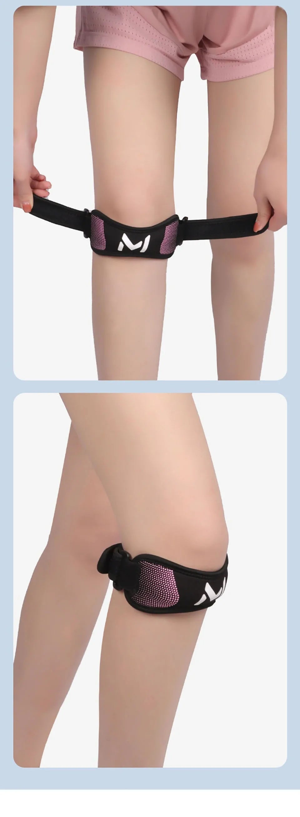 Banda de Compresión Rotuliana Ajustable – Soporte Perfecto para Rodilla