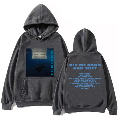 Sudadera con Capucha "Hit Me Hard And Soft"