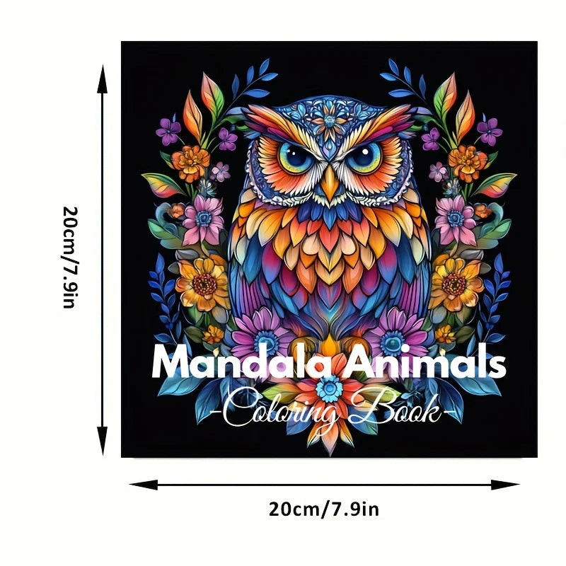 Libro de Colorear Mandalas de Animales