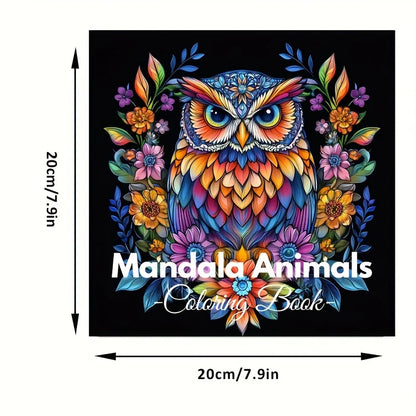 Libro de Colorear Mandalas de Animales