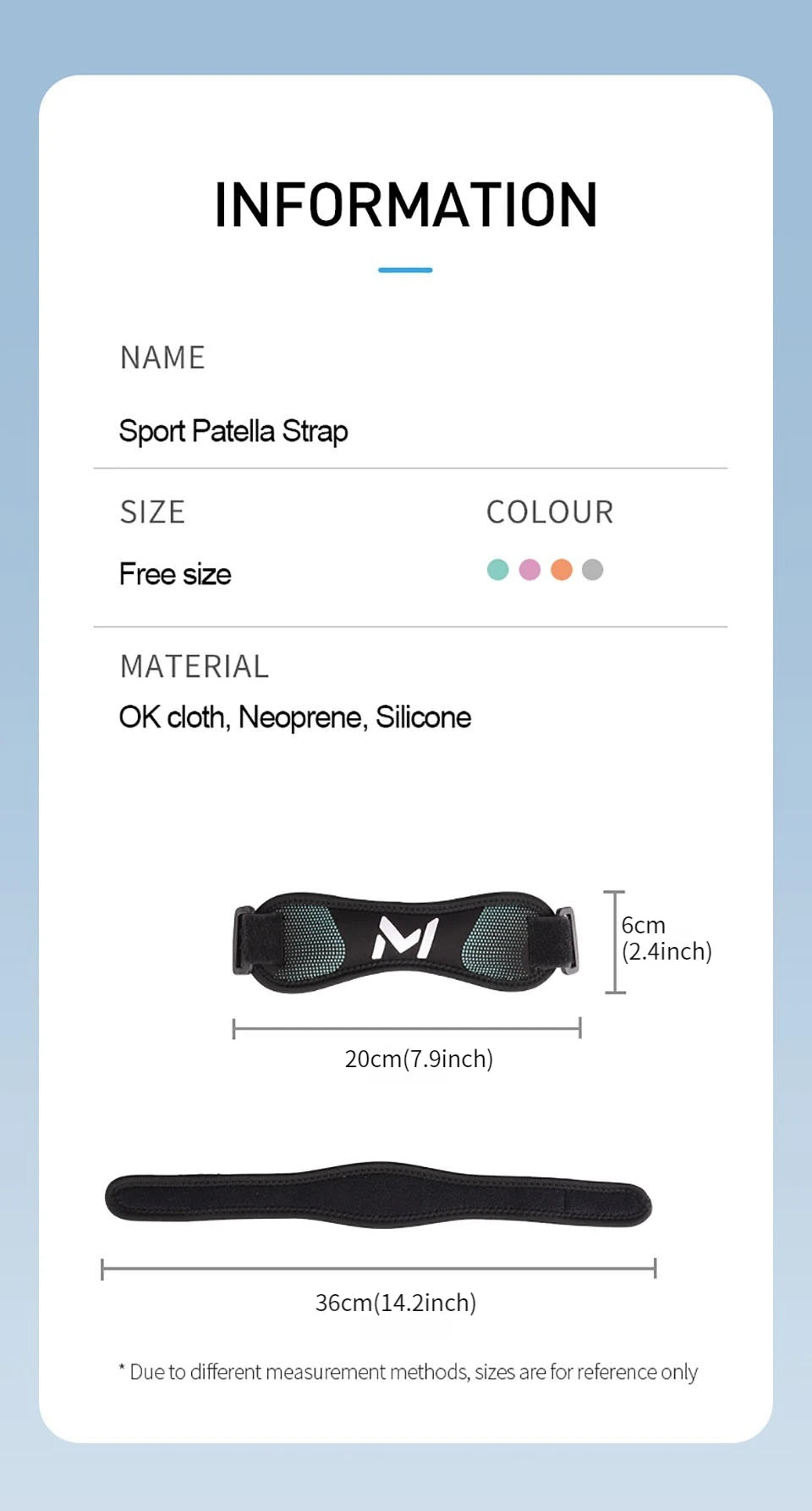 Banda de Compresión Rotuliana Ajustable – Soporte Perfecto para Rodilla